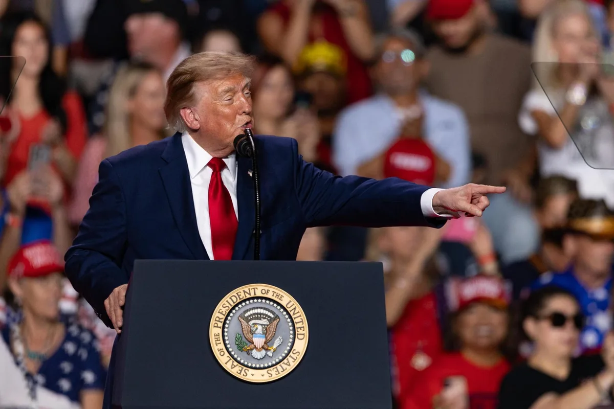 Trump aseguró que son "fake news" el revuelo por sus palabras sobre destrucción de Los Angeles
