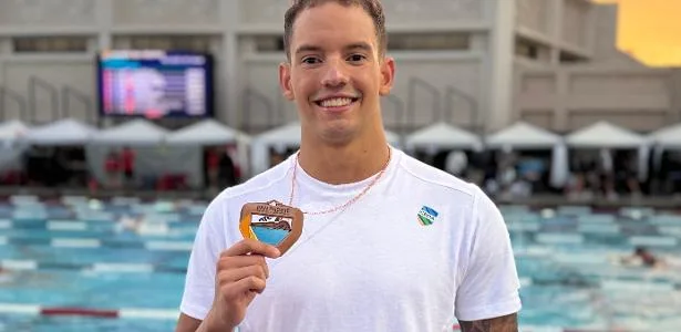 Guilherme Caribé supera recorde pessoal e garante bronze para o Brasil