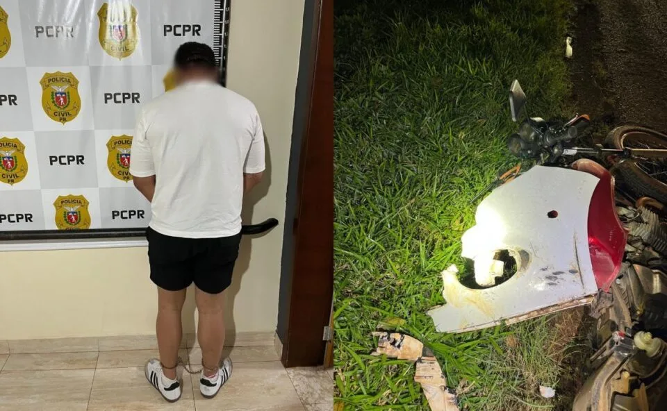 Motorista que fugiu após se envolver em acidente que terminou com motociclista morto na BR-369 é preso