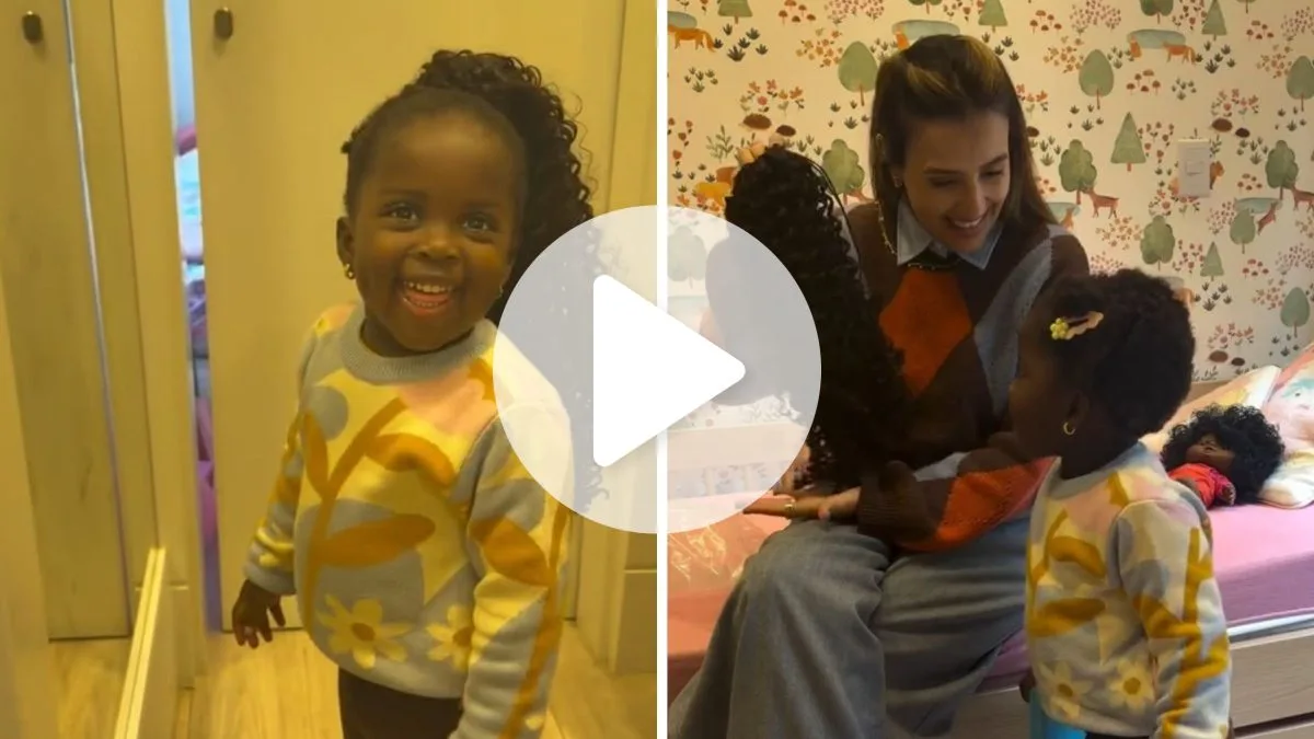 ‘Gosta de brincar de Beyoncé’: Mãe compra extensão de cabelo para filha ficar parecida com diva pop e vídeo viraliza em SC