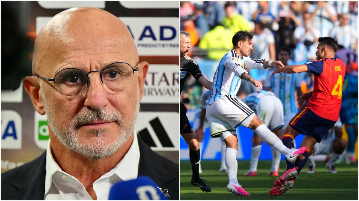La frase del DT de España sobre la sanción que la FIFA les aplicó a Paredes y otros jugadores por la pelea en la final del Mundial