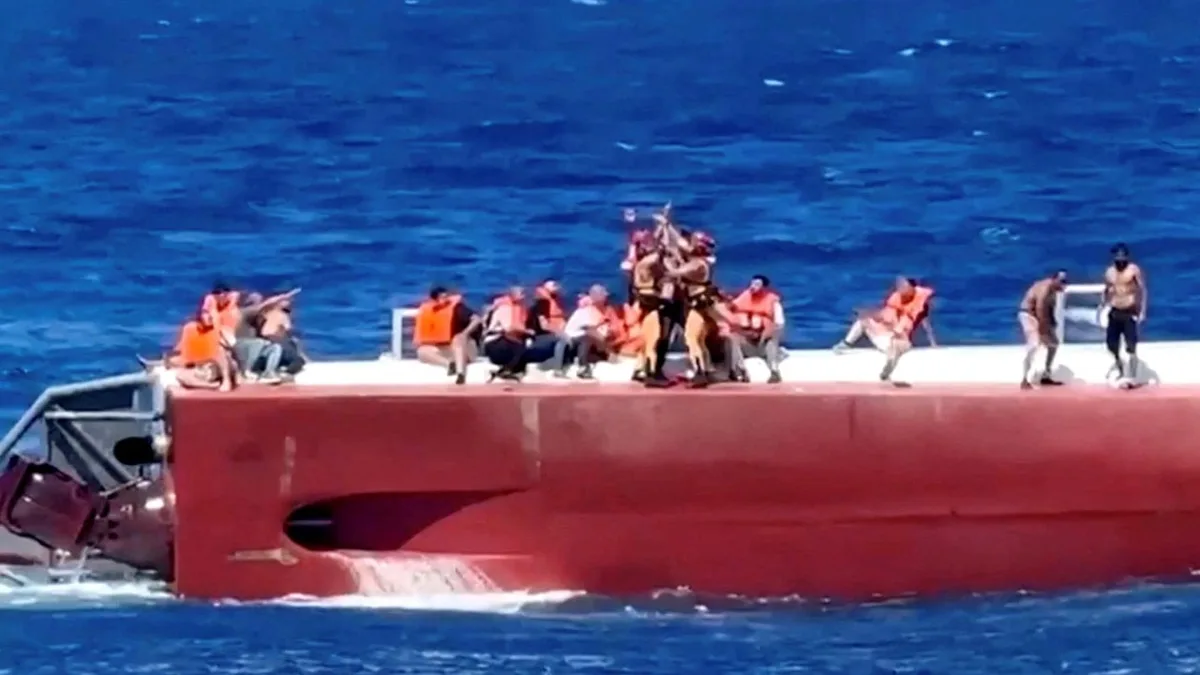 At least 8 dead, 17 missing after ferry capsizes off Northern Cyprus