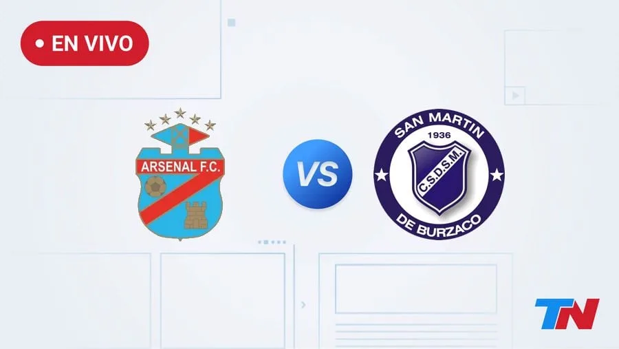 En vivo - Arsenal vs. S. Martín B.: 1 - 1, por la fecha 39 de la Primera División B