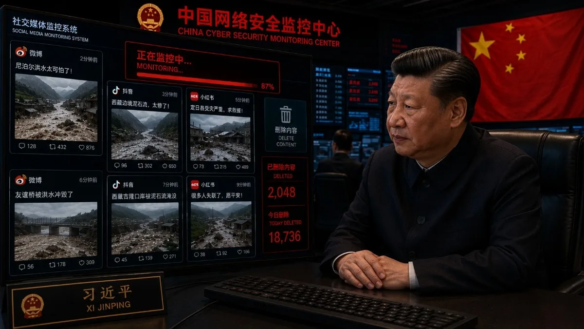 China's cover-up amid floods? Posts by Tibet locals deleted, rescue images promoted