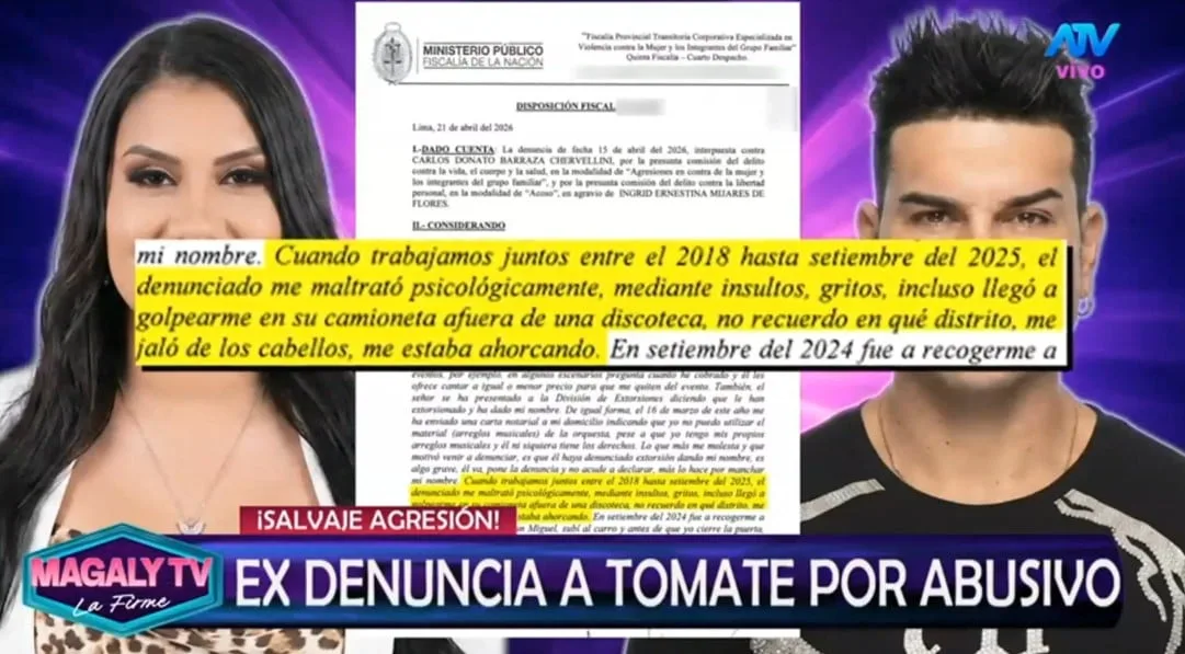 Tomate Barraza es denunciado por su expareja Ingrid Mijares por presunta agresión: “Me jaló de los cabellos, me estaba ahorcando”
