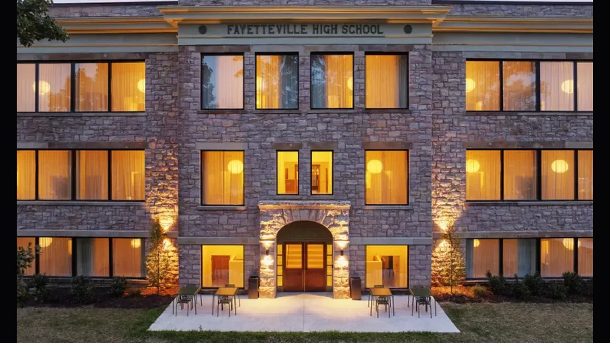 West Virginia high school built in 1923 reopens as 40-room hotel