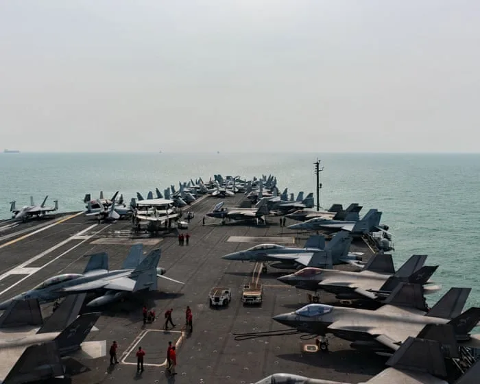 US aircraft carrier arrives to relieve USS Lincoln amid reports of poor living conditions | First Thing