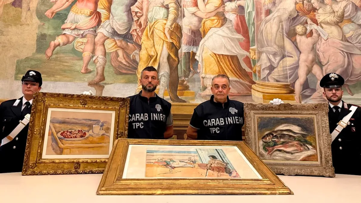 Bilder zurück, Täter gefasst - Polizei rettet Millionen-Schätze