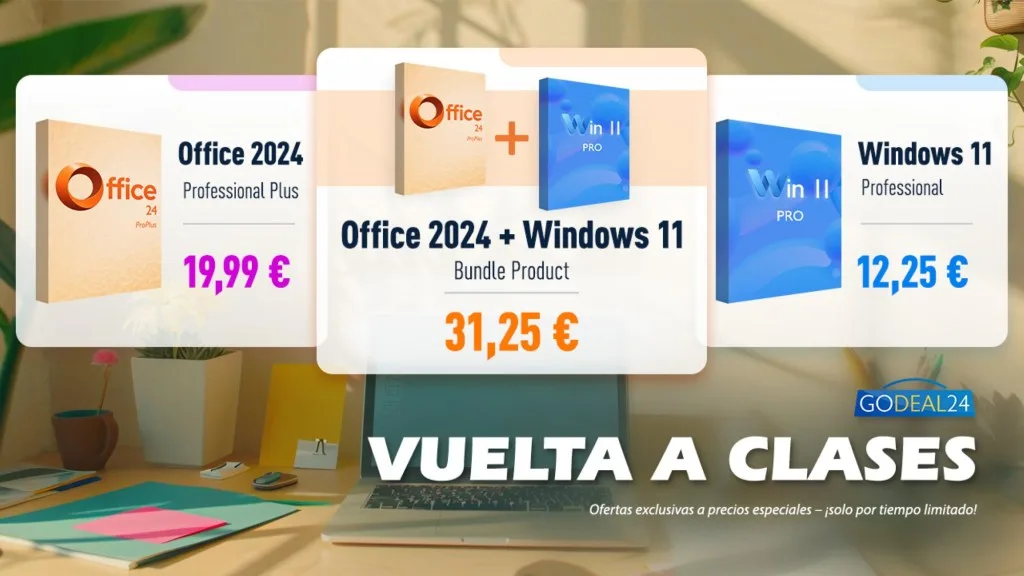 Las mejores ofertas en software de Godeal para la vuelta al cole, sin suscripciones