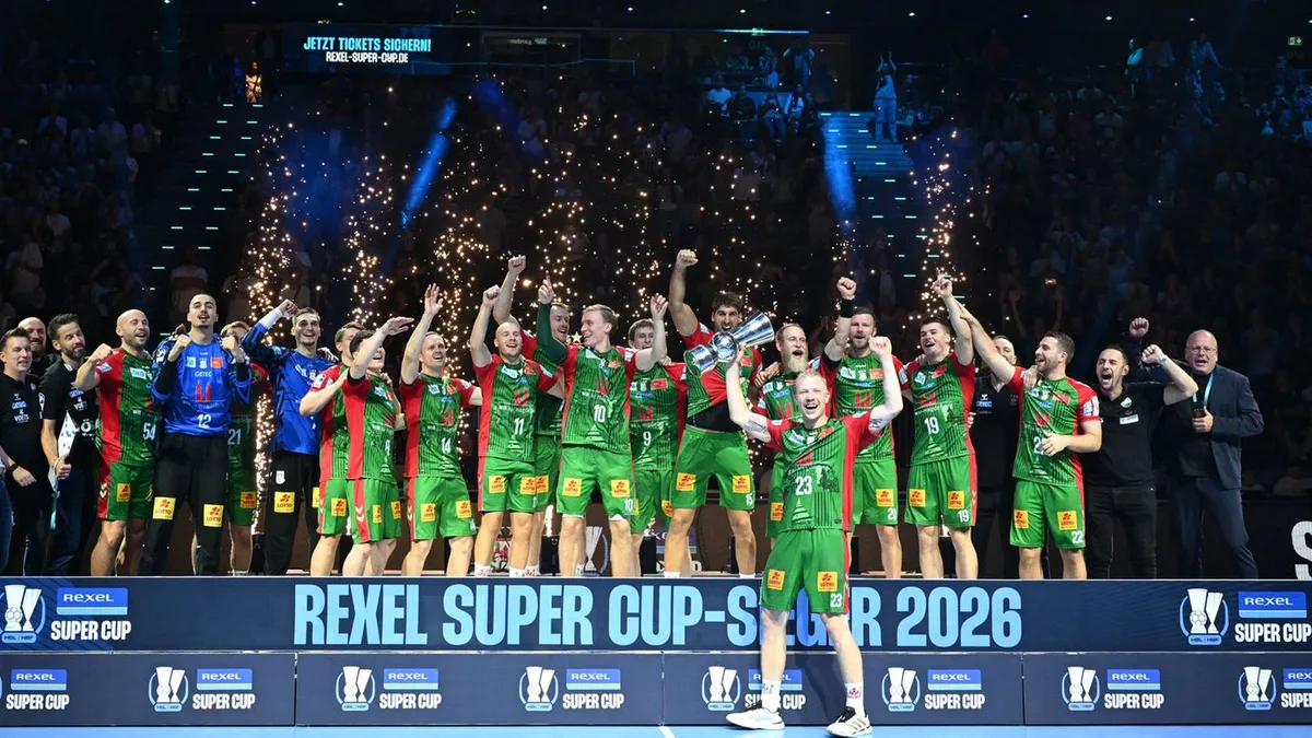 Handball: „Haken dran“: Magdeburger Machtdemonstration im Supercup