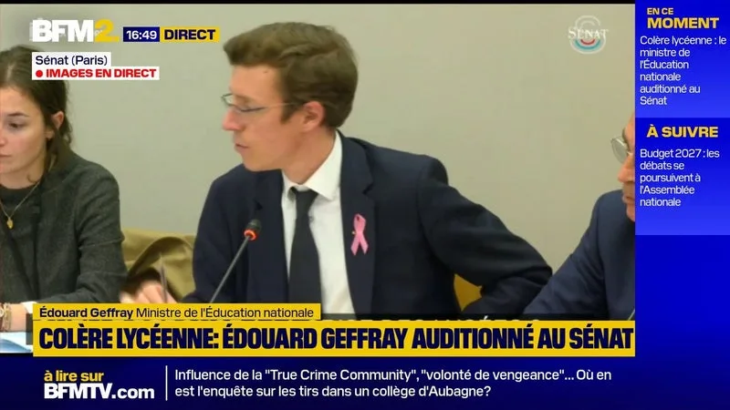 Mobilisation lycéenne: "148 personnels de l'Éducation nationale ont été blessés", affirme le ministre de l'Éducation