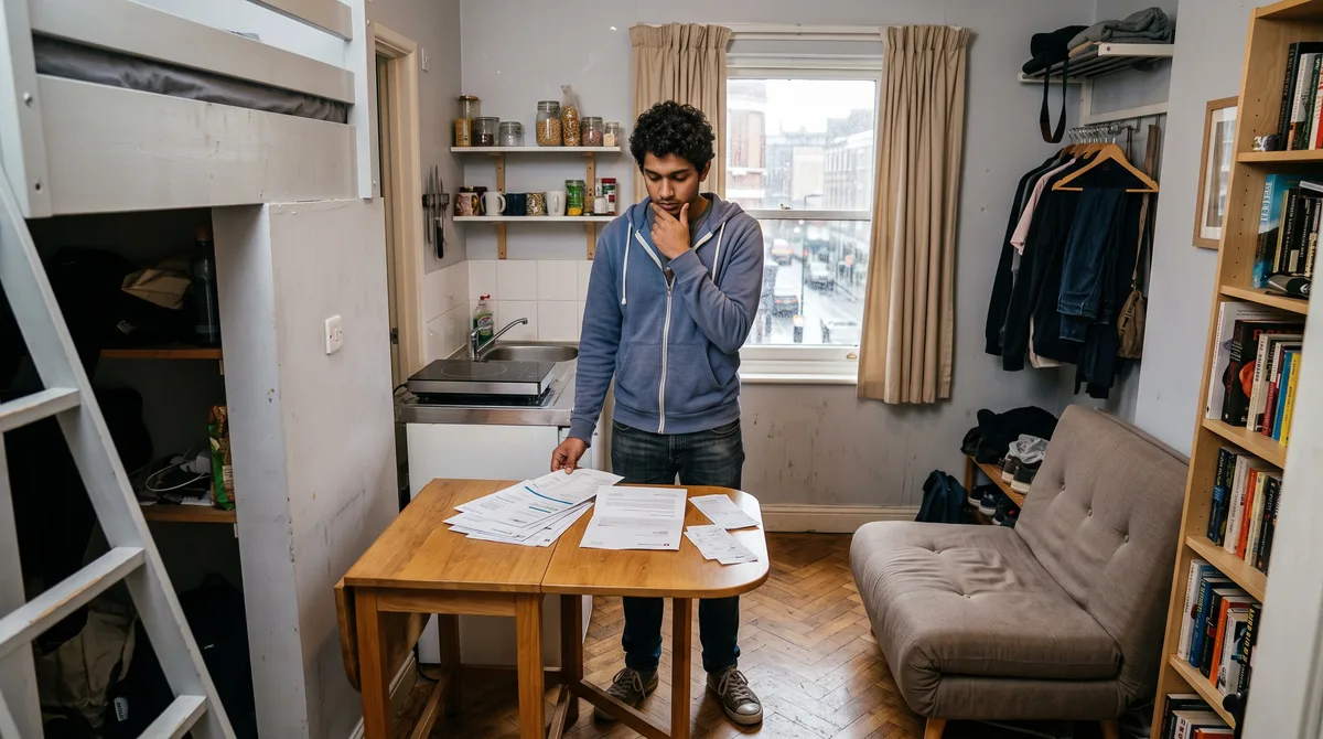 Ele mostra a verdade sobre morar em microapartamentos na maior cidade no Brasil e os custos reais para aguentar o estilo de vida