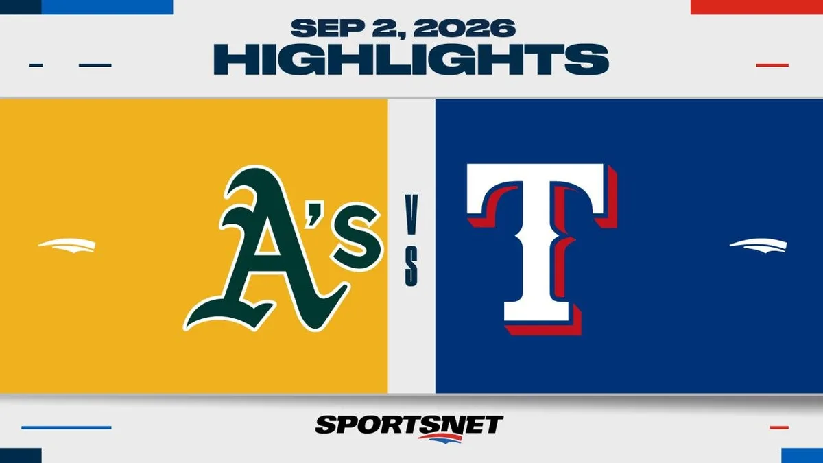 MLB Highlights: Athletics 9, Rangers 2