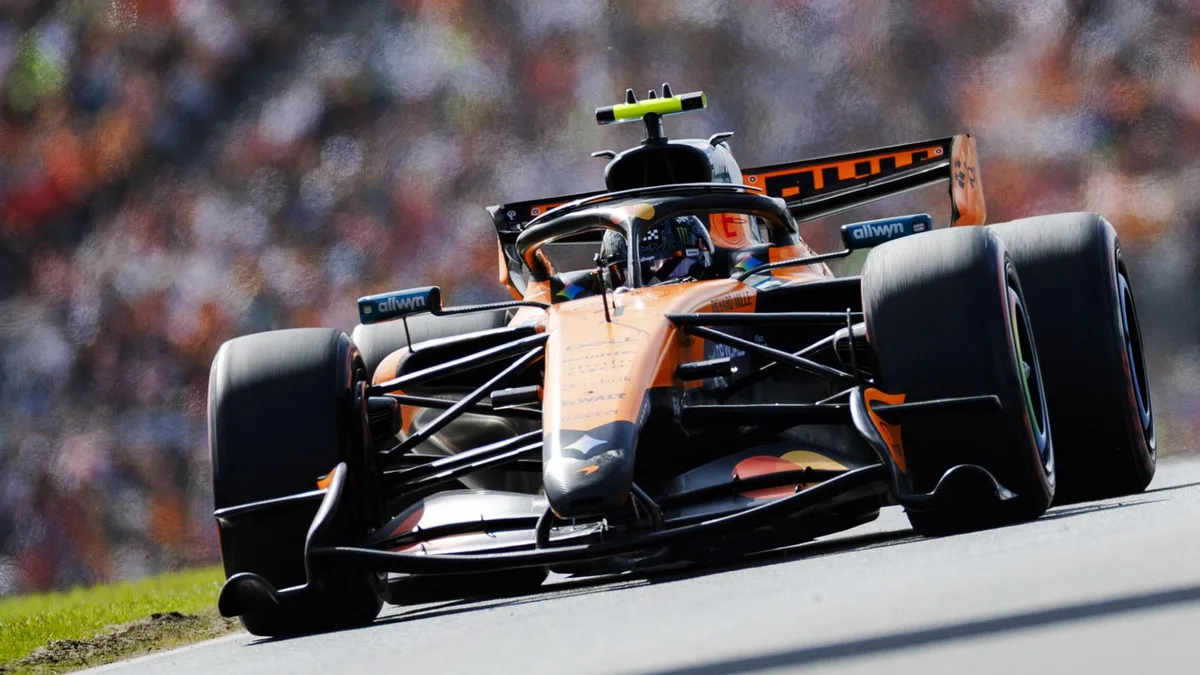 Norris logra la 'pole' en Países Bajos, con el fracaso ya habitual de Alonso... y también de Sainz