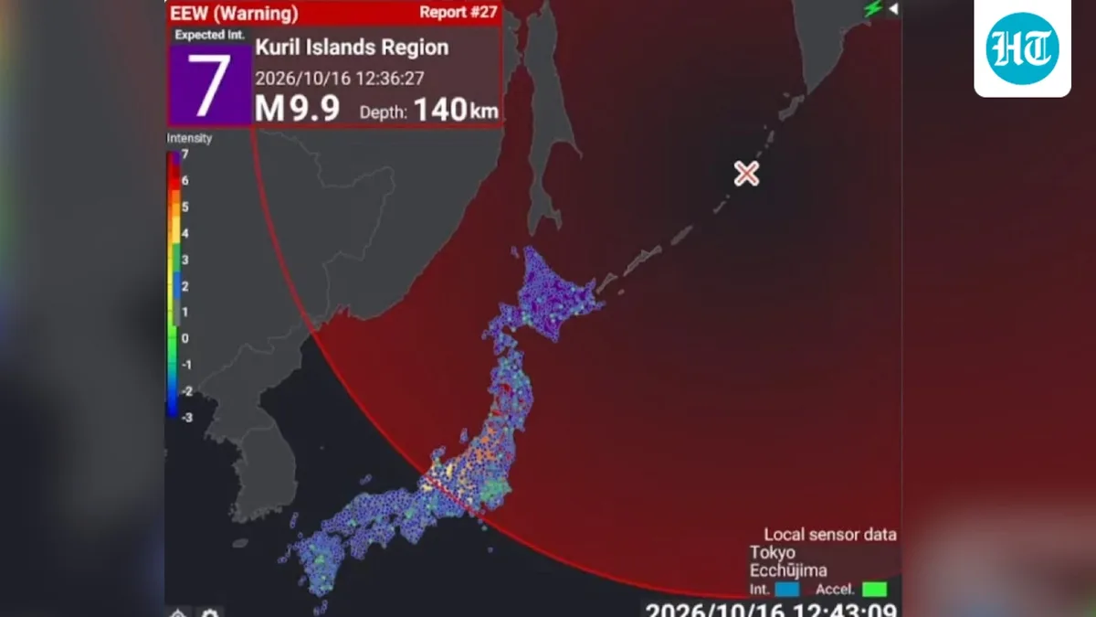Japan mistakenly issues 9.9-magnitude quake alert after 6.9 tremor near Russia, retracts it within minutes