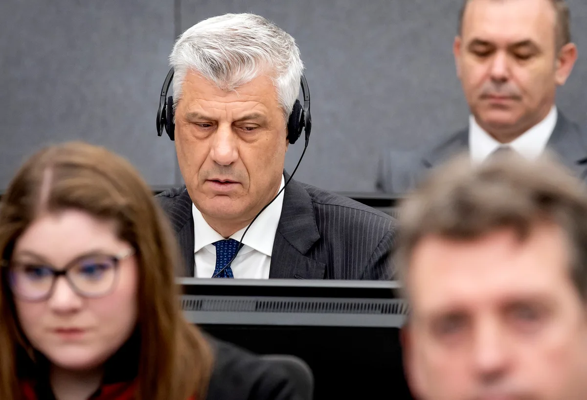 El ex líder kosovar Hashim Thaçi, condenado en La Haya a 25 años de cárcel por crímenes de guerra