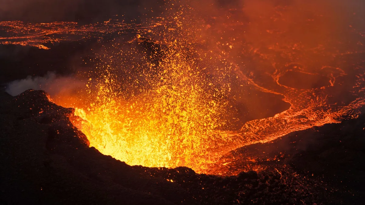 Robots could harvest lava from volcanic eruptions to make 'concrete' of the future