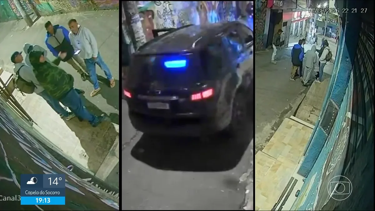 Vídeo mostra jovem sendo levado algemado em porta-malas de carro que imitava viatura; polícia diz que placa não existe
