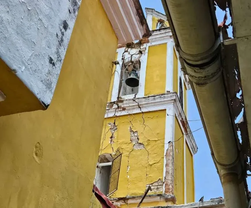 Templo Inmaculada Concepción será restaurado tras severos daños por sismos