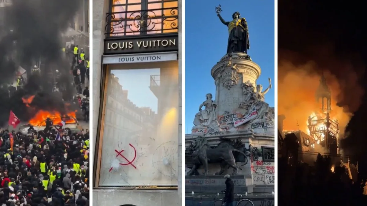 Protestos na França: imagens mostram manifestações que levaram 500 mil às ruas, deixaram 500 policiais feridos e 1.800 presos