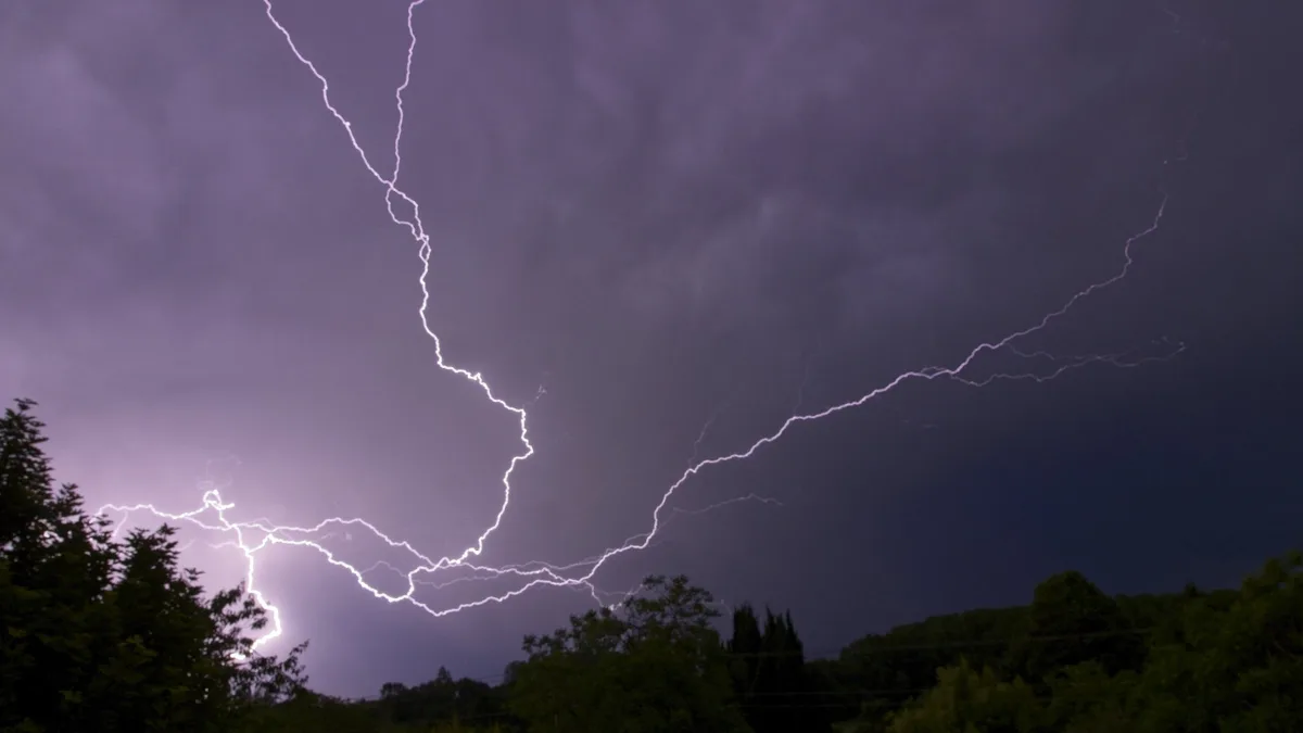 Arbres couchés, toitures arrachées... Les images des orages survenus dans le centre et l'ouest de la France