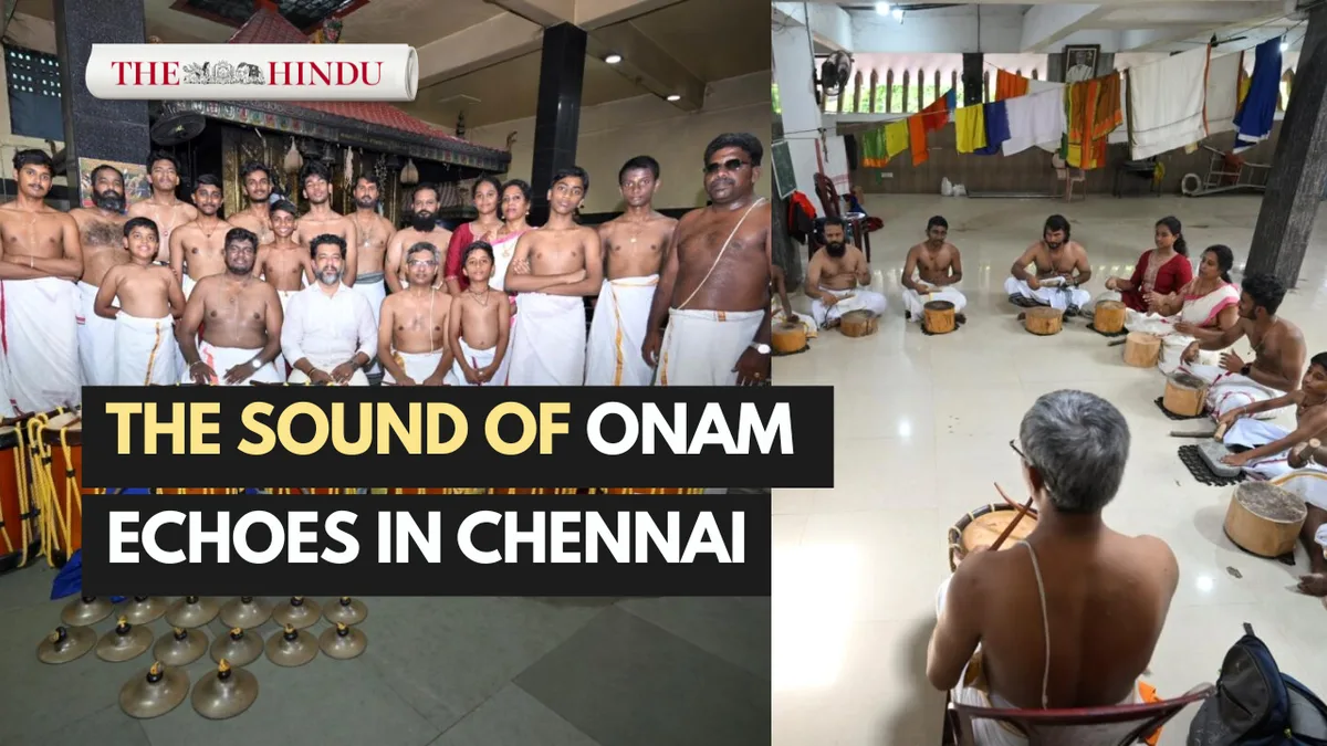 He couldn’t find Chenda training in Chennai, so he started a free school