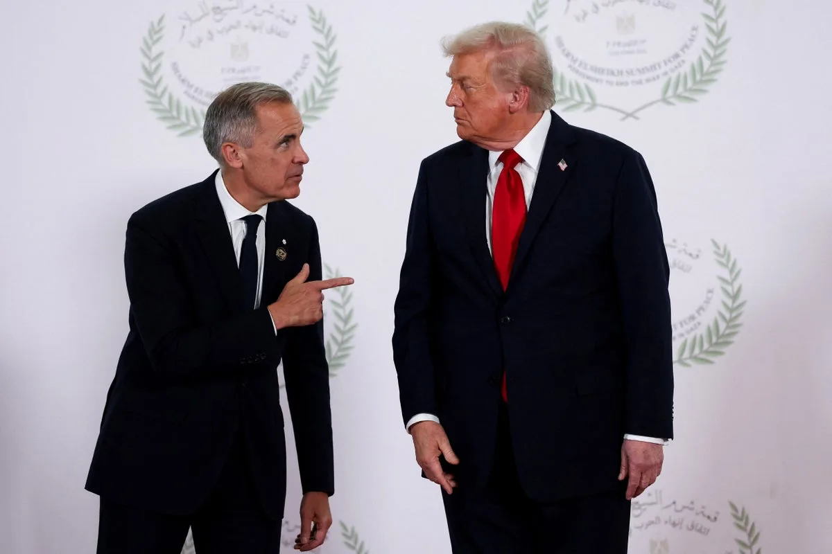 Carney tells Trump ‘stop doing memes’ after taunts over US-Canada trade dispute hit new low