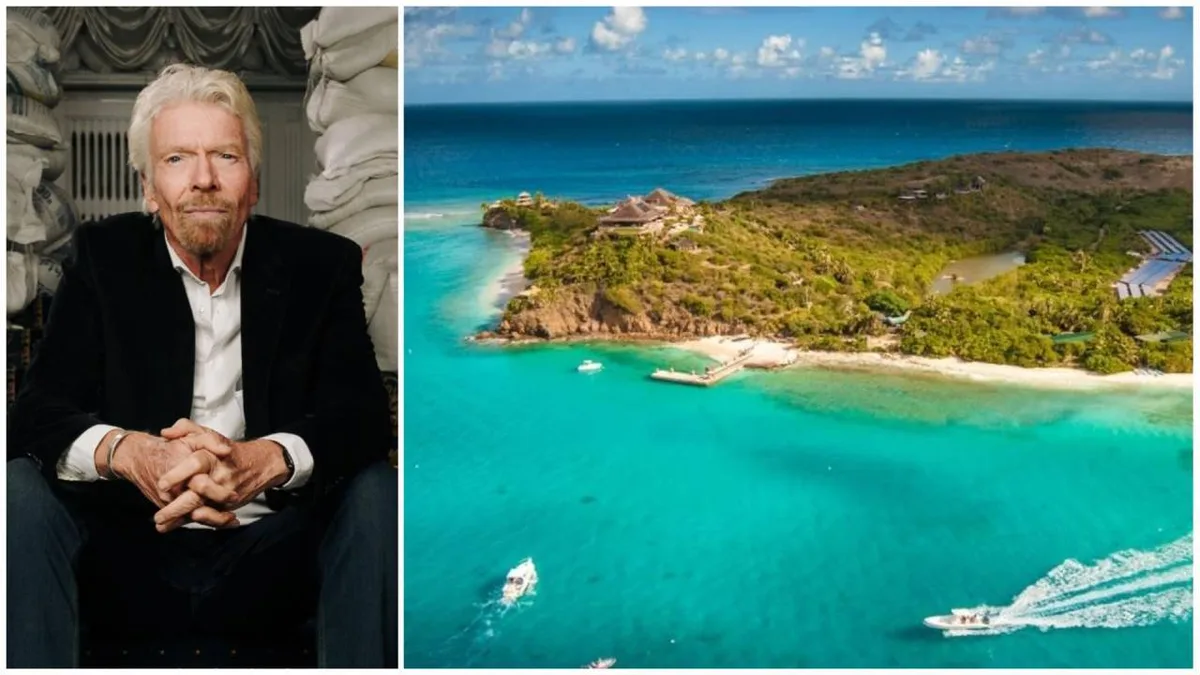 Branson bought $6m island for $100k to impress girl, now worth millions