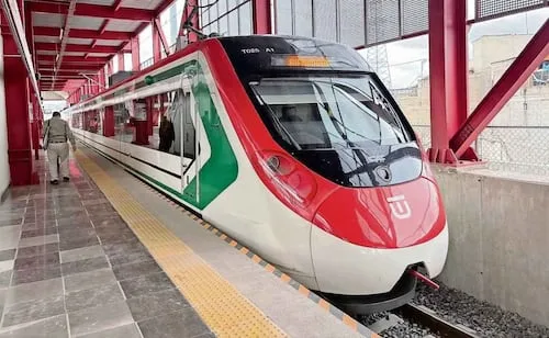 Registran robo de cable en el Tren Felipe Ángeles