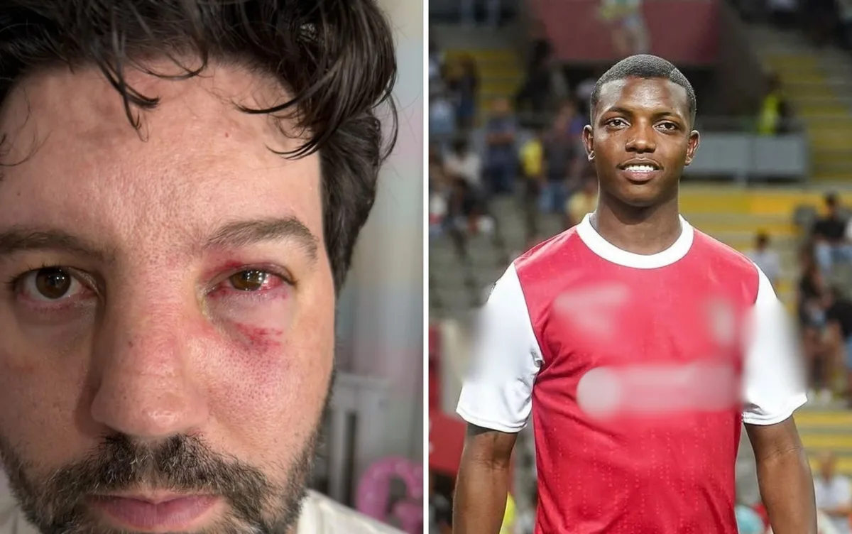Radialista denuncia agressão de jogador de futebol ao fotografar confusão após jogo