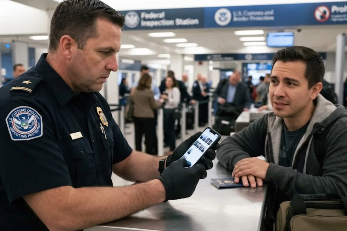La ley es clara: los casos en los que un viajero puede negarse a mostrar su teléfono al ICE y la CBP en aeropuertos