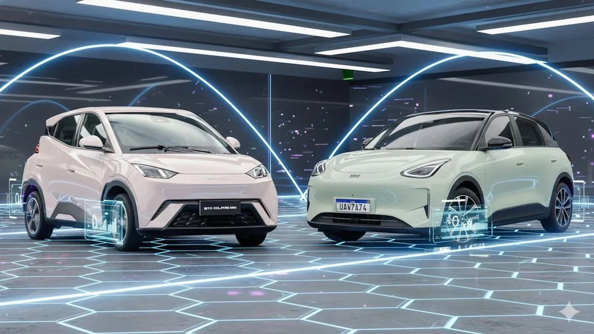 5 carros chineses mais vendidos de 2026 no Brasil