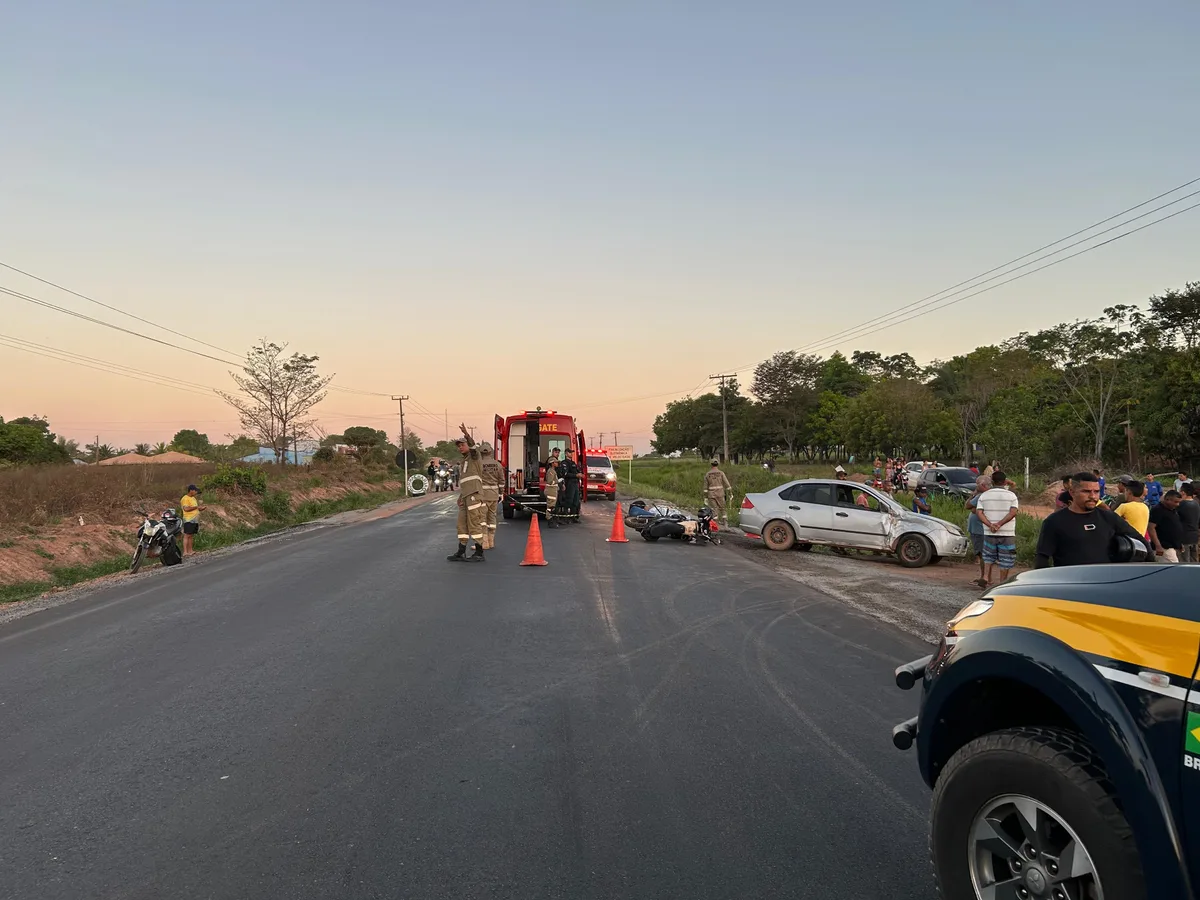 Motociclista morre após colidir com carro na rodovia Transamazônica, no PA
