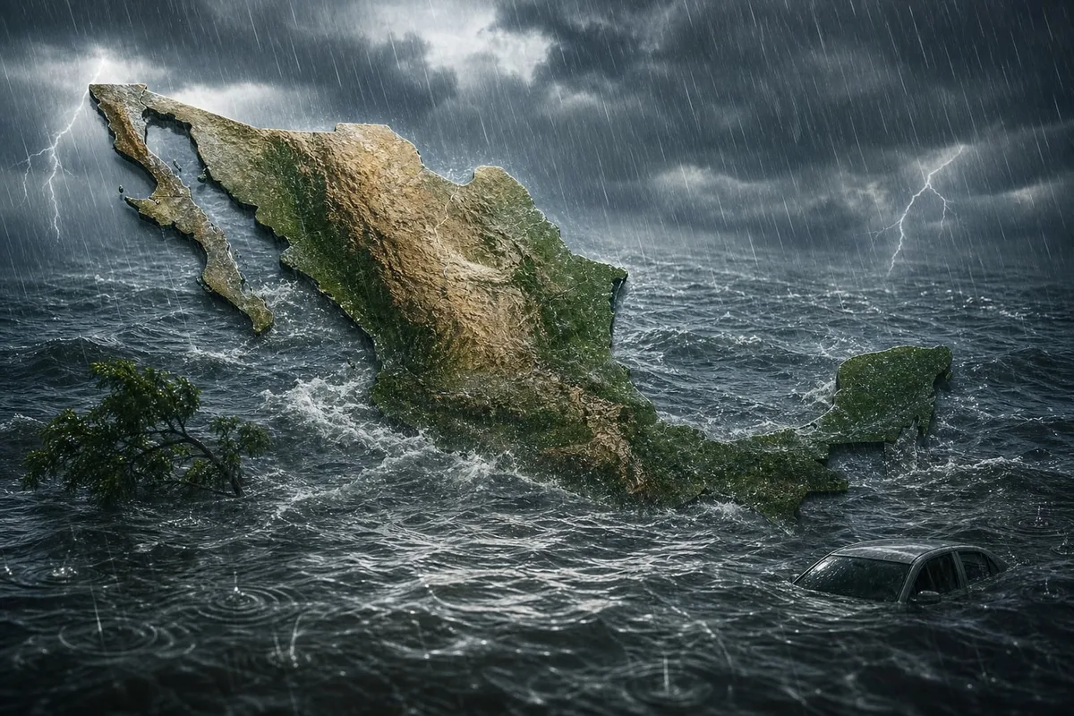 México bajo el agua: continuará jornada de intensas lluvias en la mayoría del país durante la semana del 25 al 28 de agosto