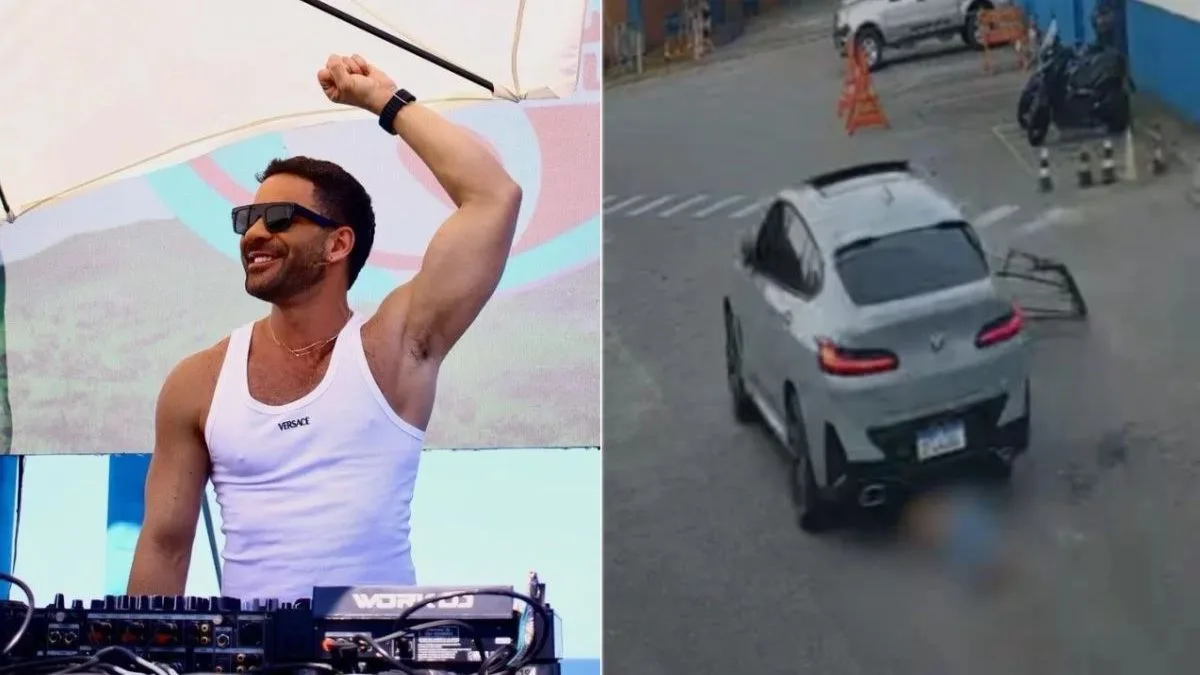 VÍDEO: Veja o momento em que DJ Dani Brasil atropela e arrasta homem por 400 metros em SP; vítima morreu