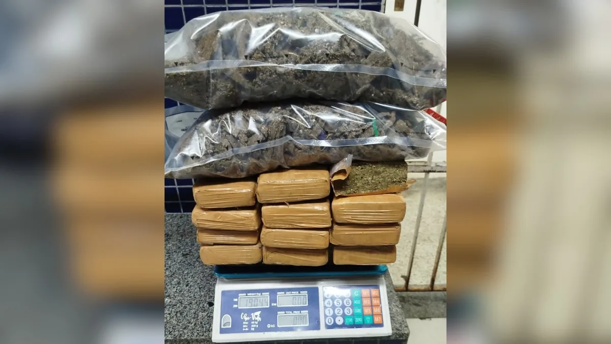 Quase 20 quilos de maconha são apreendidos em residência de Vila Velha