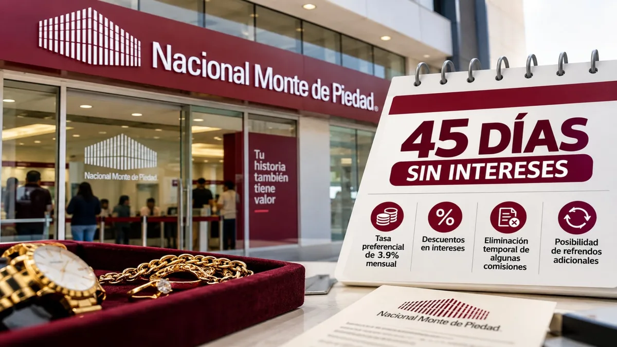 Nacional Monte de Piedad reabre sucursales con 45 días sin intereses: quiénes pueden acceder al apoyo