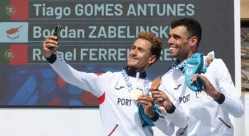 Taranto2026. Tiago Antunes campeão no contrarrelógio, Rafael Reis bronze