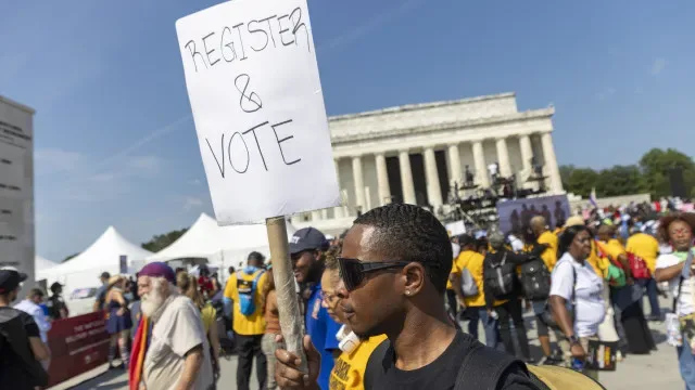 Milhares manifestam-se em Washington em defesa do direito de voto