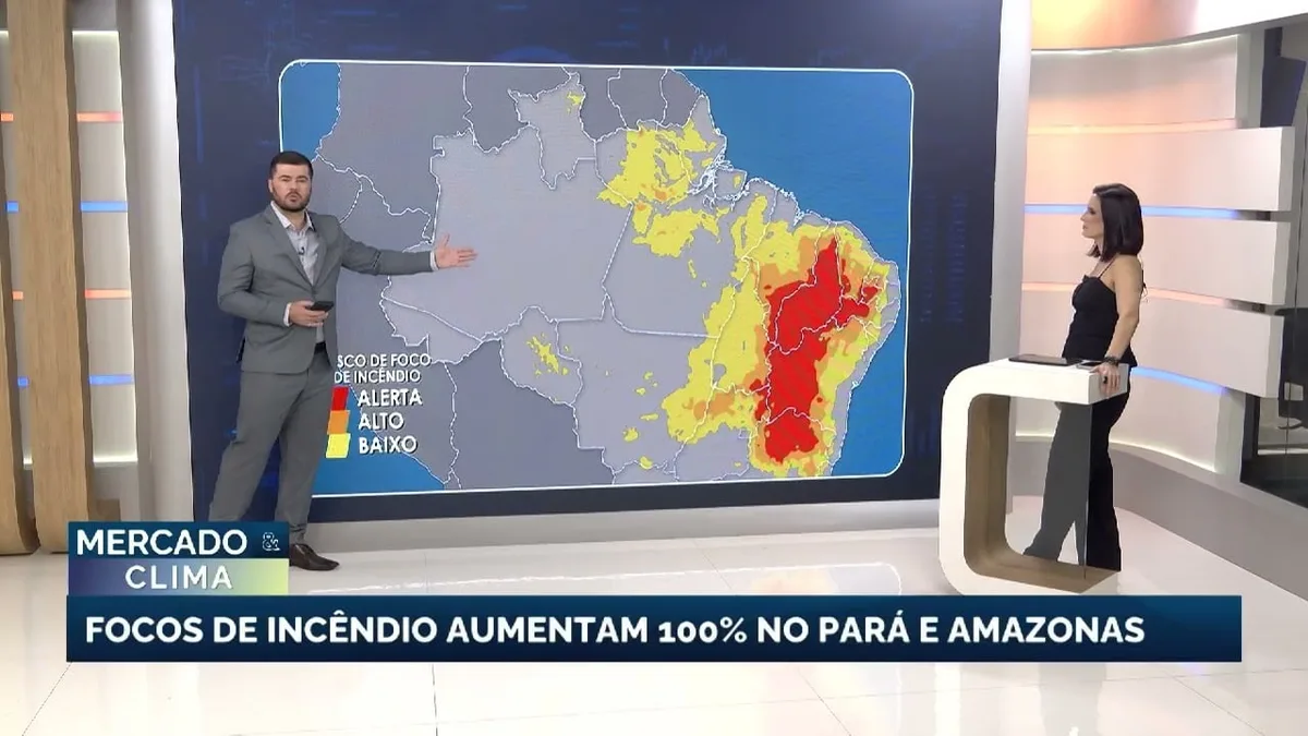 El Niño provoca aumento de focos de incêndio no norte do Brasil