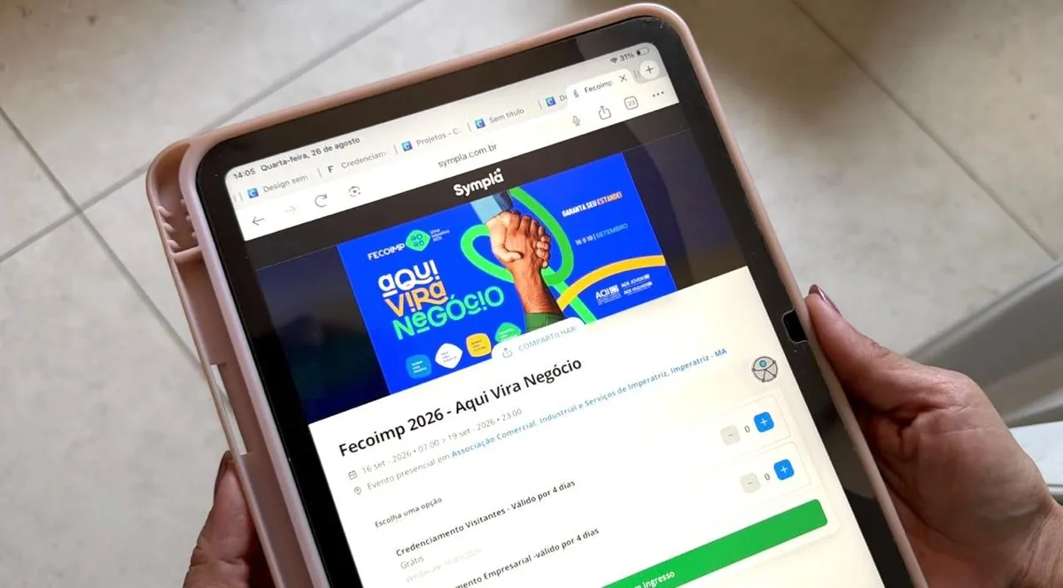 Credenciamento gratuito para a FECOIMP 2026 já está aberto