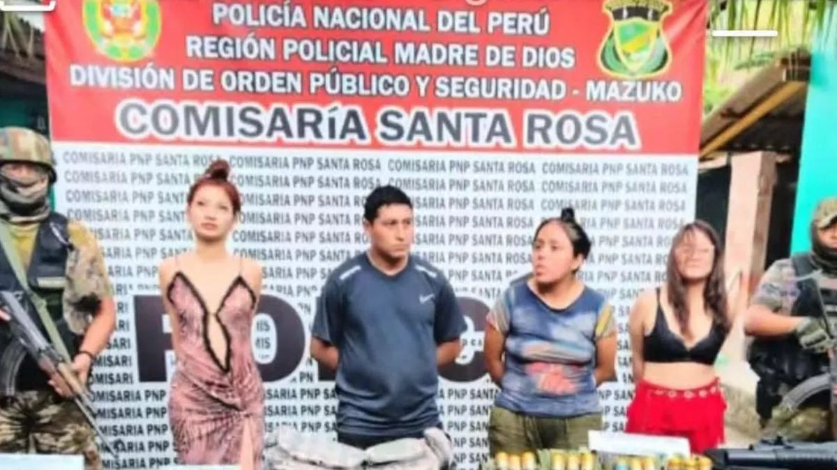 Capturan a alias ‘Leo’, segundo al mando de Los Sanguinarios de La Pampa, con más de 20 granadas y un lanzagranadas en Madre de Dios