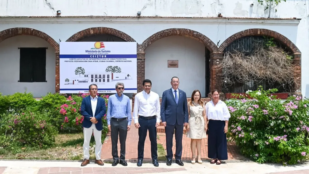 El Ministerio de Turismo inicia la restauración de la Casa Aybar en la Ciudad Colonial de República Dominicana