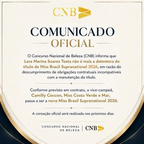 Miss brasileira perde título após descoberta: ‘A minha história não termina aqui’; assista Foto: Claude Coimbra