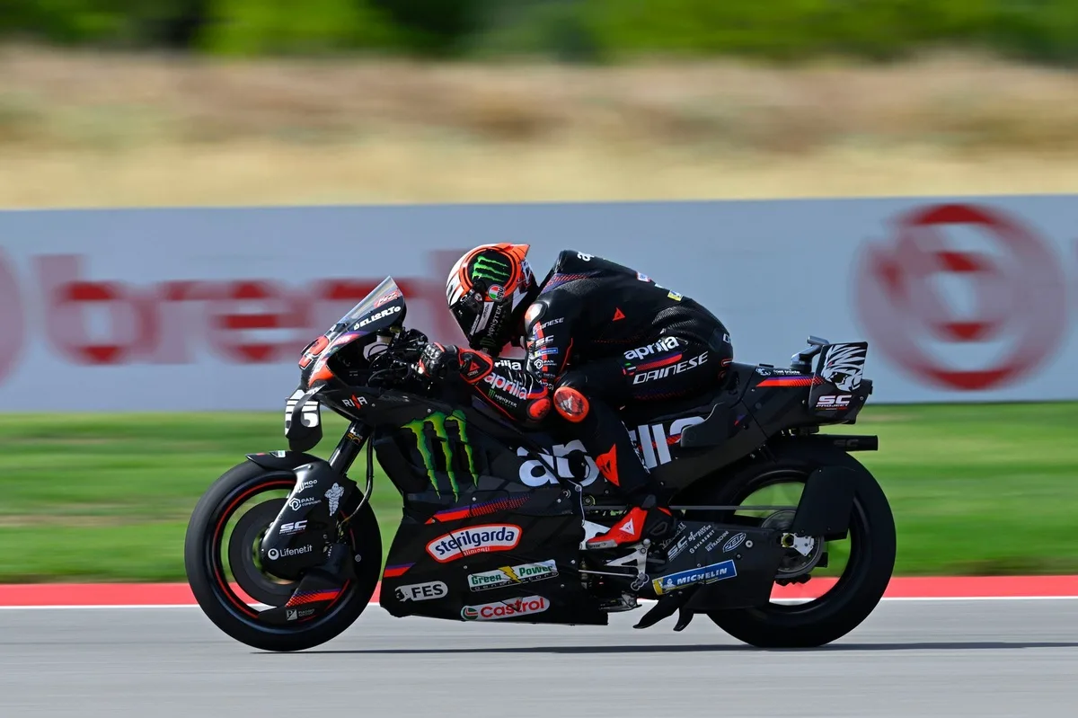 MotoGP: Bezzecchi surpreende no fim e lidera TL2 em Aragón com direito a recorde de pista; Moreira é 11º