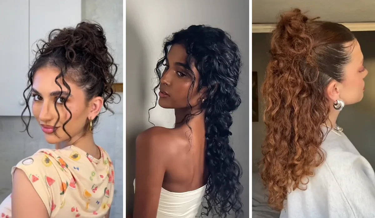 6 penteados para cabelos cacheados fáceis de fazer: veja vídeos