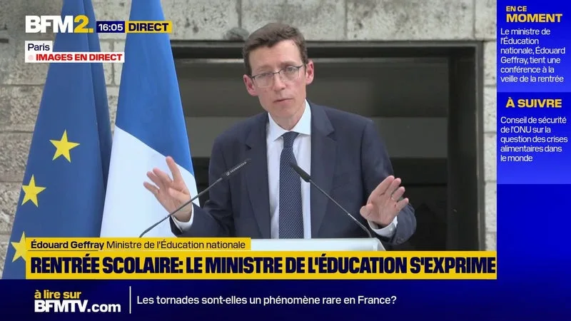 Bac, brevet: "Tous les examens 2027 auront lieu le matin sauf quelques examens de voie professionnelle", annonce le ministre de l'Éducation nationale