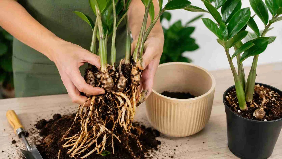 Fazendo mudas de Zamioculca: qual a maneira mais eficiente para gerar brotos fortes e aumentar as chances de plantas saudáveis