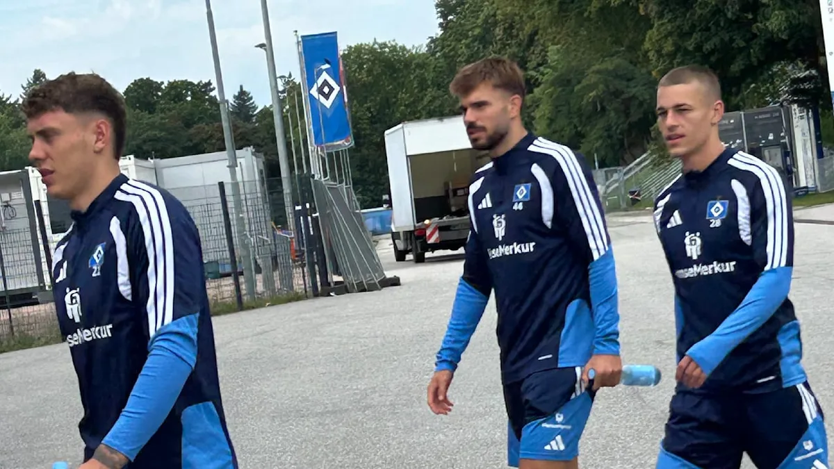 Exklusive Bilder! - Hier kommt Vuskovic zum HSV-Comeback