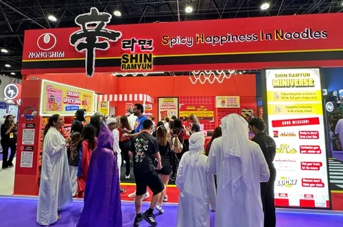 농심, UAE '중동 영화·코믹콘'서 신라면 체험 행사